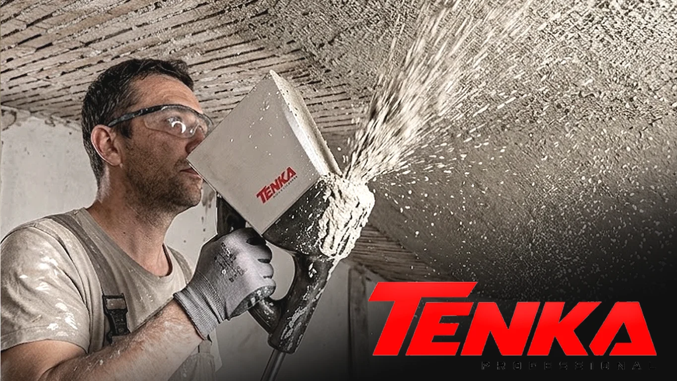 Ceiling plastering machine - TENKA - Ceiling plastering gun