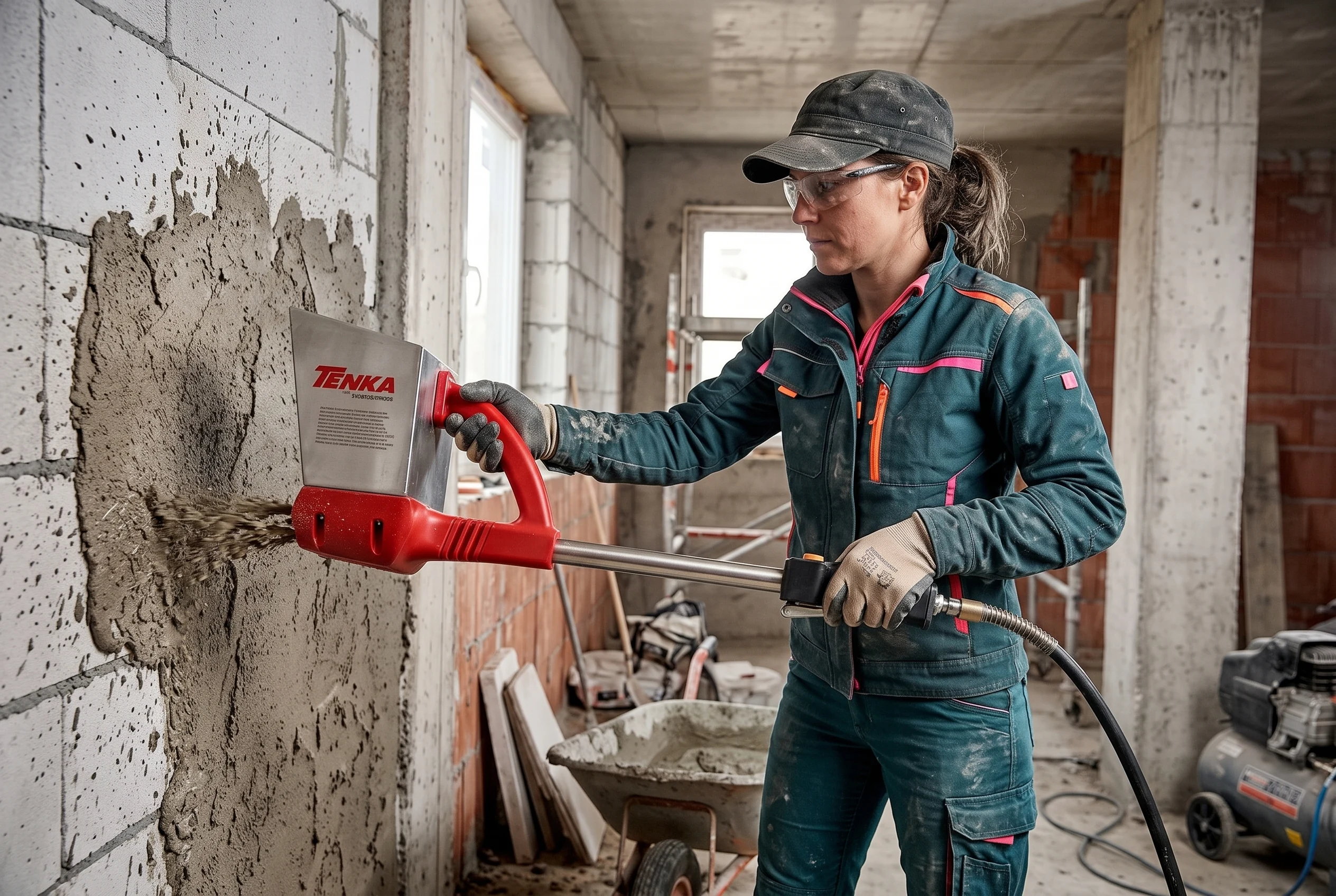 Easy-to-use plastering machine for anyone