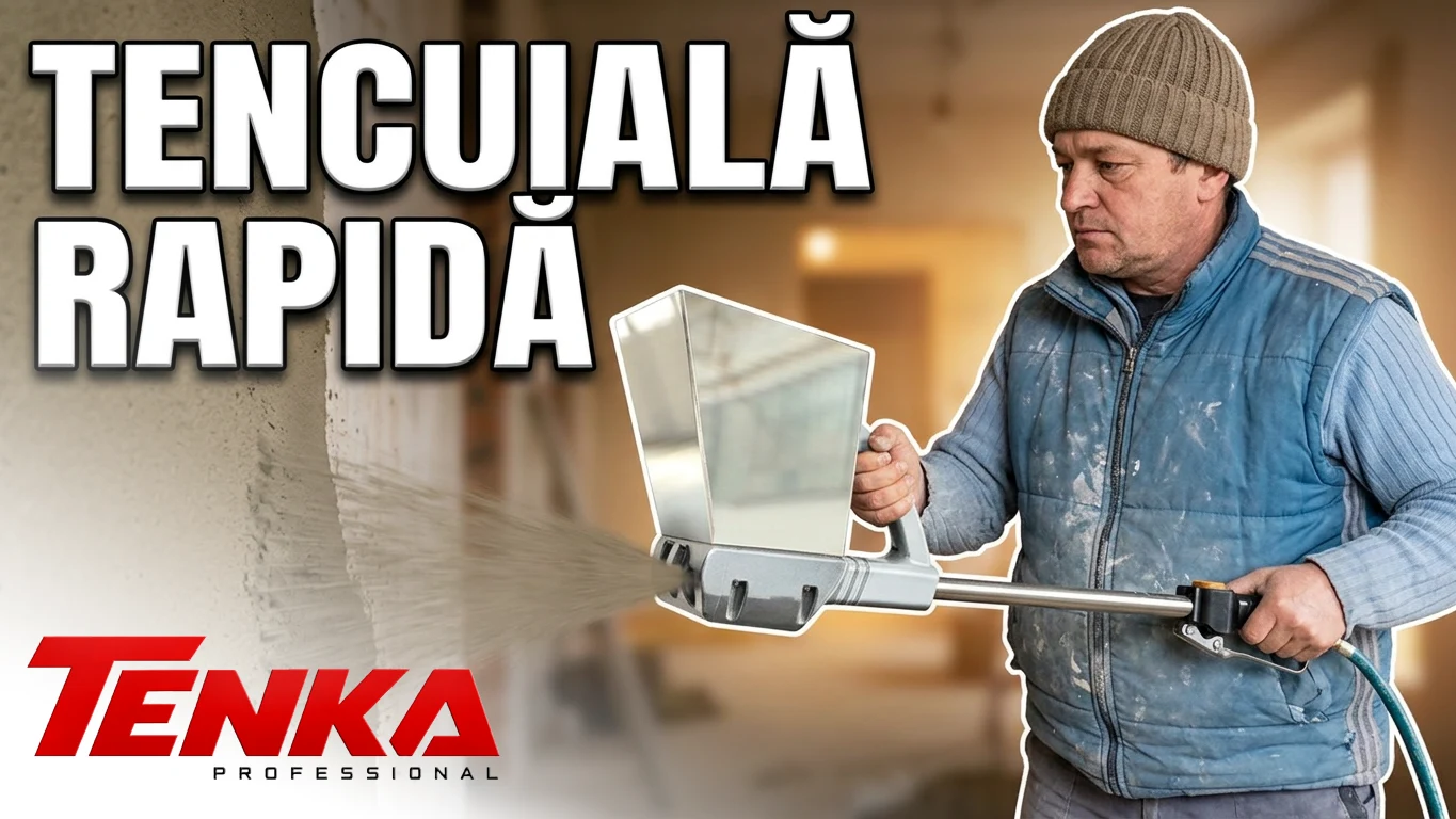 Fast plastering machine - TENKA