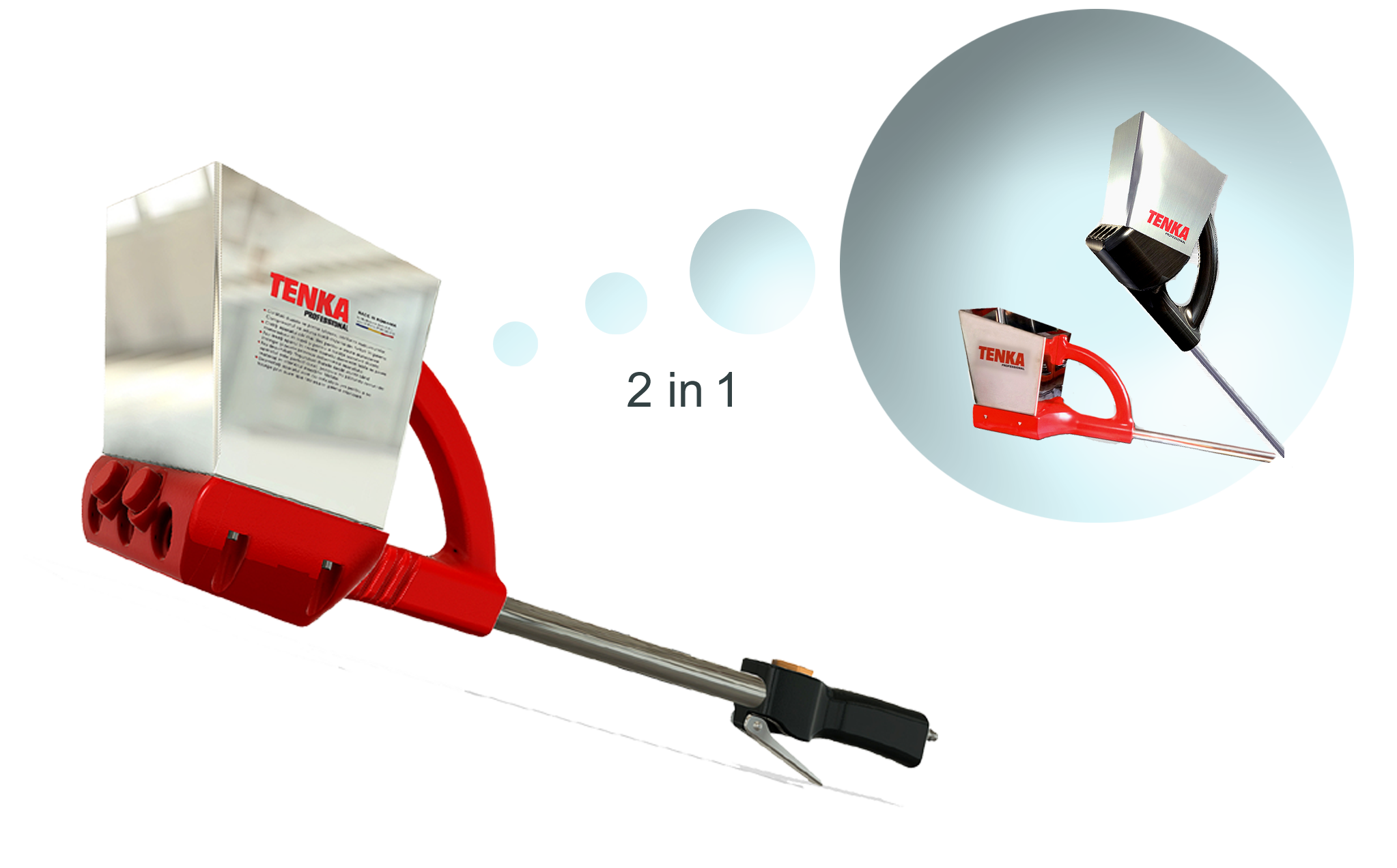 Pneumatic Mortar Sprayer with 5 Lockable Nozzles (3 Wall + 2 Ceiling) TK-51 - Plastering Machines - image 9