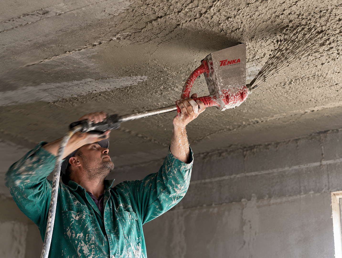 Pneumatic Mortar Sprayer with 5 Lockable Nozzles (3 Wall + 2 Ceiling) TK-51 - Plastering Machines - image 10